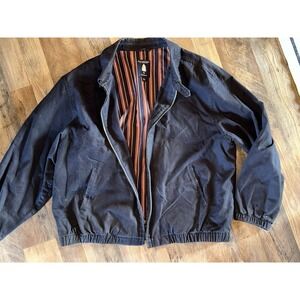 Men's Roundtree & Yorke XL Blue Bomber Jacket Dillards